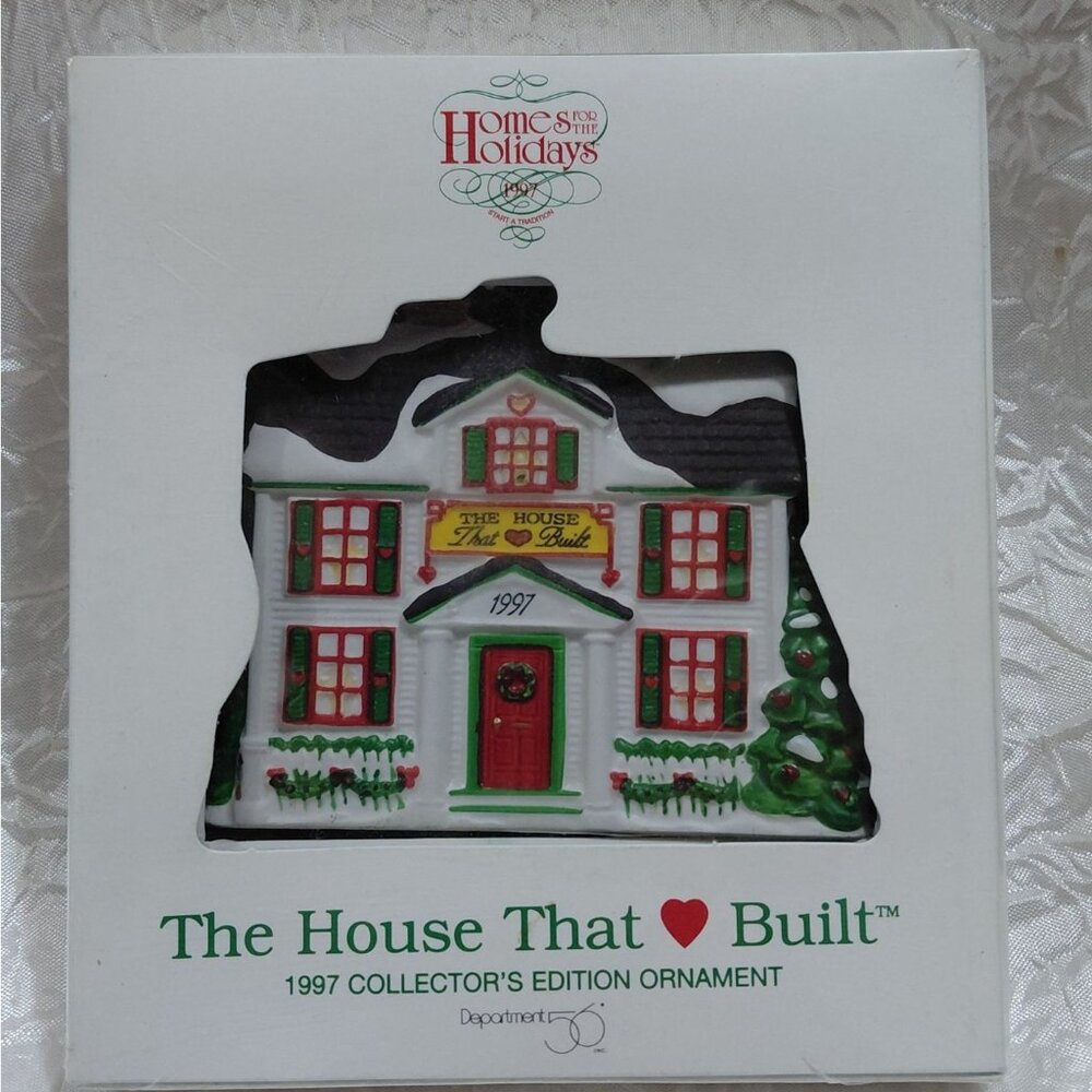 New Sealed The House That Love Built 1997 Collectors Edition Ornament By Dept 56